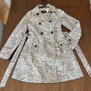 Leopard print jacket Banana Republic MadMen Collection.